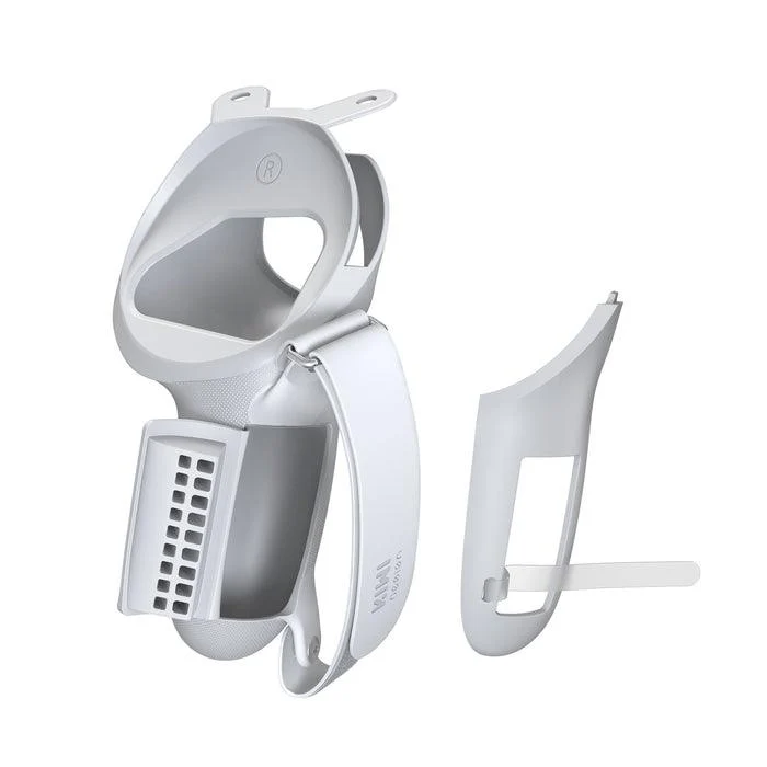 KIWI Design Controller Grips Cover With Battery Opening Compatible With Oculus Quest 2 (White) (KW-Q1PRO-2.2-FWH-US)