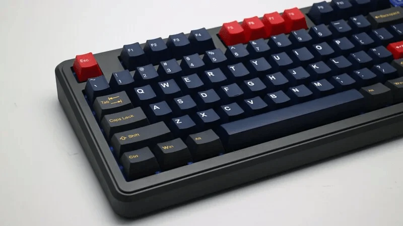 Taihao Double Shot ABS-CUBIC Keycaps Set For Cherry MX Switch (113-Keys) (Midnight Sun) (T01BN301)