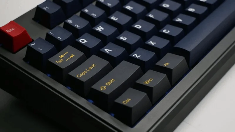 Taihao Double Shot ABS-CUBIC Keycaps Set For Cherry MX Switch (113-Keys) (Midnight Sun) (T01BN301)