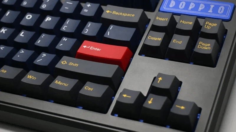 Taihao Double Shot ABS-CUBIC Keycaps Set For Cherry MX Switch (113-Keys) (Midnight Sun) (T01BN301)