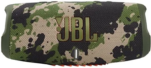 JBL Charge 5 Portable Waterproof Speaker With Powerbank (Squad)
