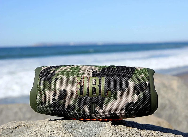 JBL Charge 5 Portable Waterproof Speaker With Powerbank (Squad)