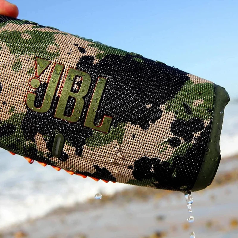 JBL Charge 5 Portable Waterproof Speaker With Powerbank (Squad)