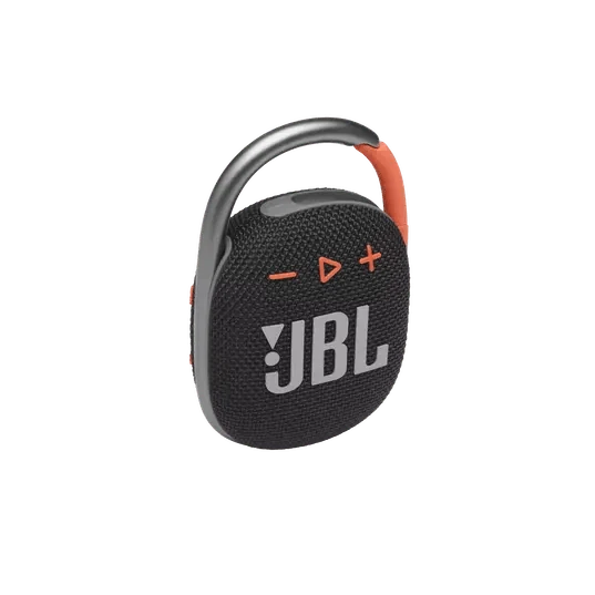 JBL Clip 4 Waterproof Bluetooth Wireless Speaker (Black Orange)