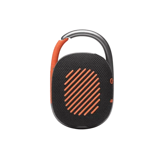 JBL Clip 4 Waterproof Bluetooth Wireless Speaker (Black Orange)