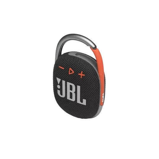 JBL Clip 4 Waterproof Bluetooth Wireless Speaker (Black Orange)