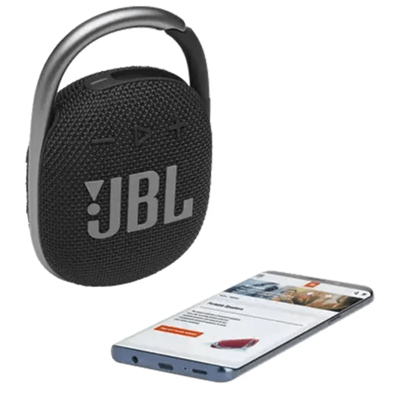JBL Clip 4 Waterproof Bluetooth Wireless Speaker (Black)
