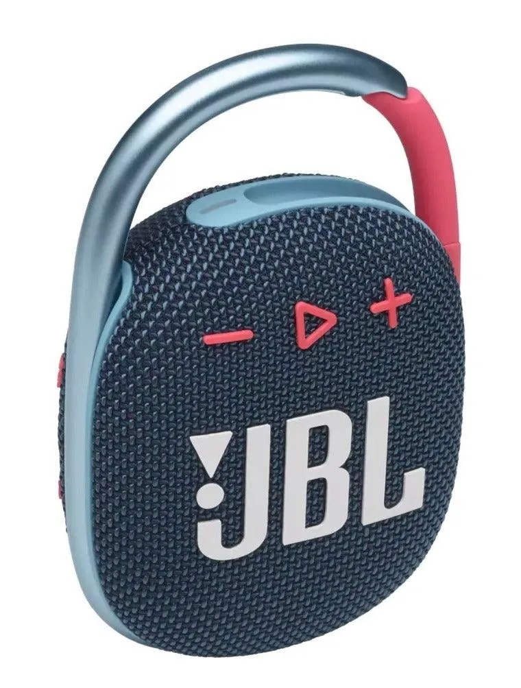 JBL Clip 4 Waterproof Bluetooth Wireless Speaker (Blue/Pink)