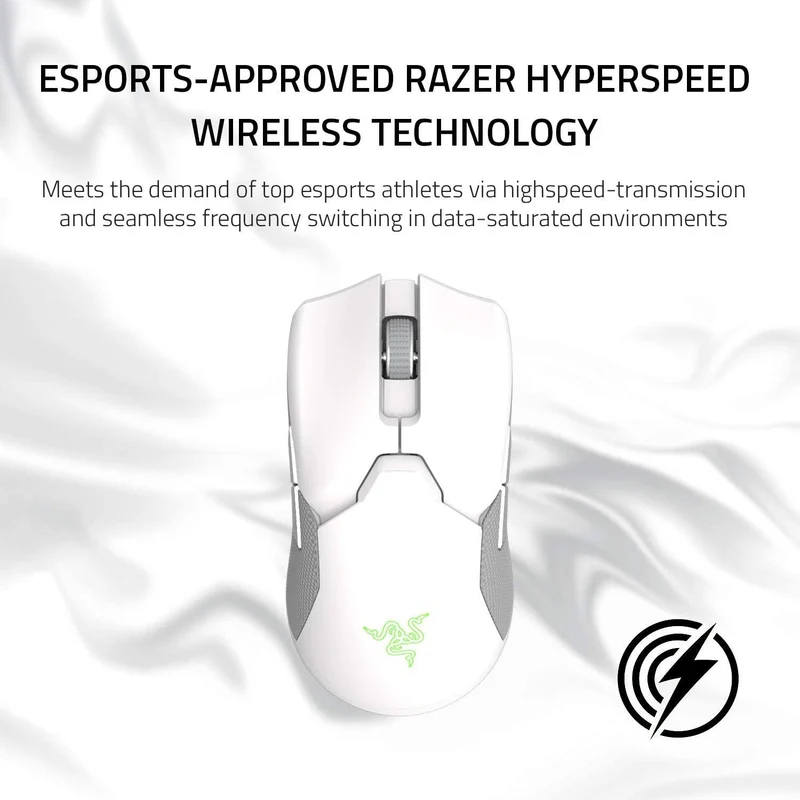 Razer Viper Ultimate Wireless Gaming Mouse W/ Charging Dock (Mercury)