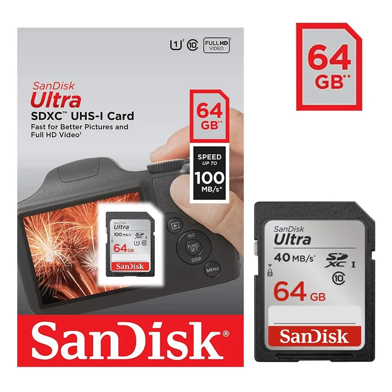 Sandisk Ultra SDXC UHS-I 64GB Class 10