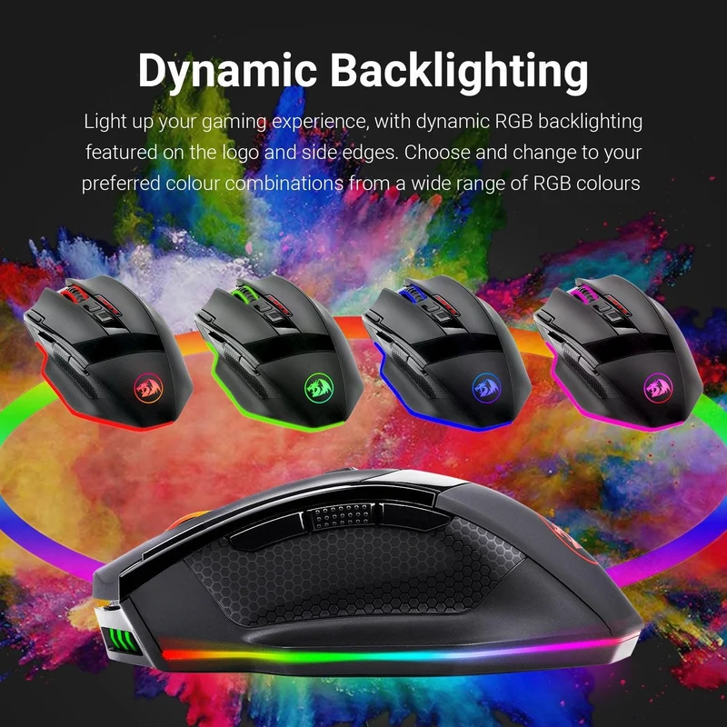 Redragon Sniper Pro Wired & Wireless Gaming Mouse (M801P-RGB)