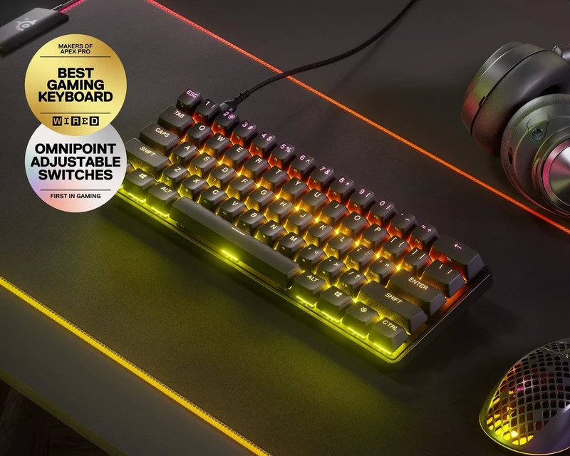Steelseries Apex Pro Mini Mechanical Gaming Keyboard (PN64820)