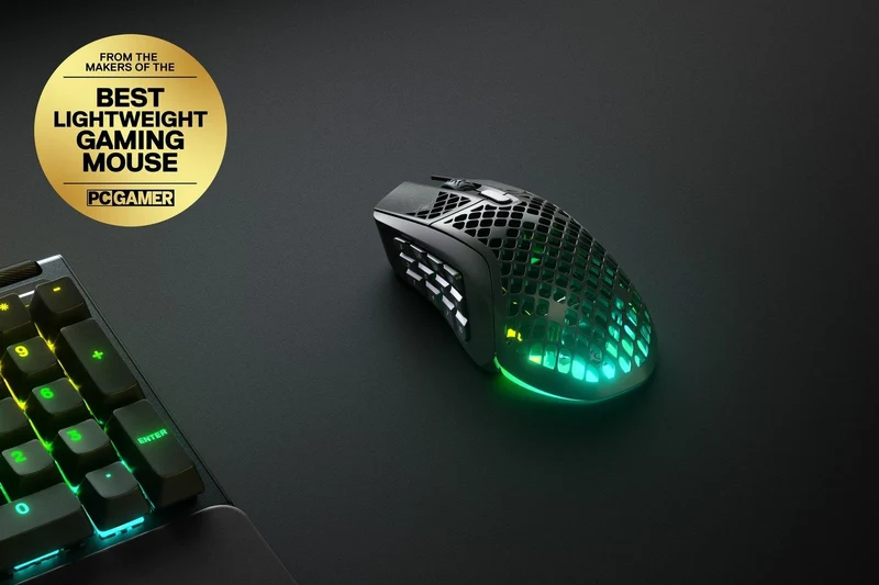 Steelseries Aerox 9 Wireless Ultra Lightweight MMO/MOBA Mouse (Black) (PN62618)