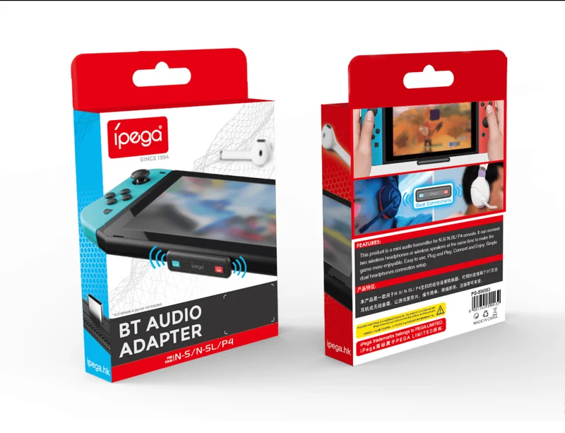 IPEGA BT AUDIO ADAPTER FOR N-SWITCH/N-SWITCH LITE/P4 (PG-SW063)