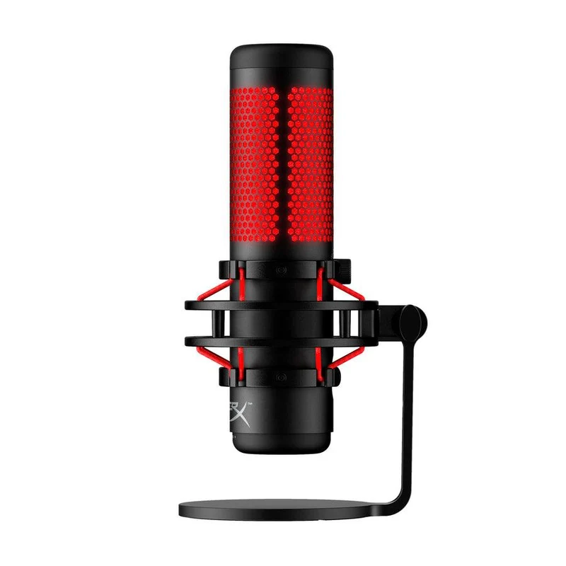 HyperX Quadcast USB Microphone For PC/ Mac/ PS5/ PS4 (Black/Red) (4P5P6AA)