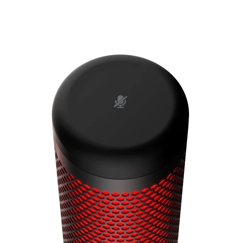 HyperX Quadcast USB Microphone For PC/ Mac/ PS5/ PS4 (Black/Red) (4P5P6AA)