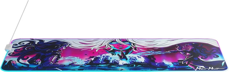 Steelseries QCK Prism Neo Noir Limited Edition Cloth RGB Gaming Mousepad (XL) (PN63799)