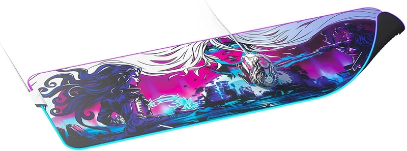 Steelseries QCK Prism Neo Noir Limited Edition Cloth RGB Gaming Mousepad (XL) (PN63799)